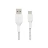 USB-kaapeli Belkin CAB002BT1MWH 1 m USB-A – USB-C valkoinen