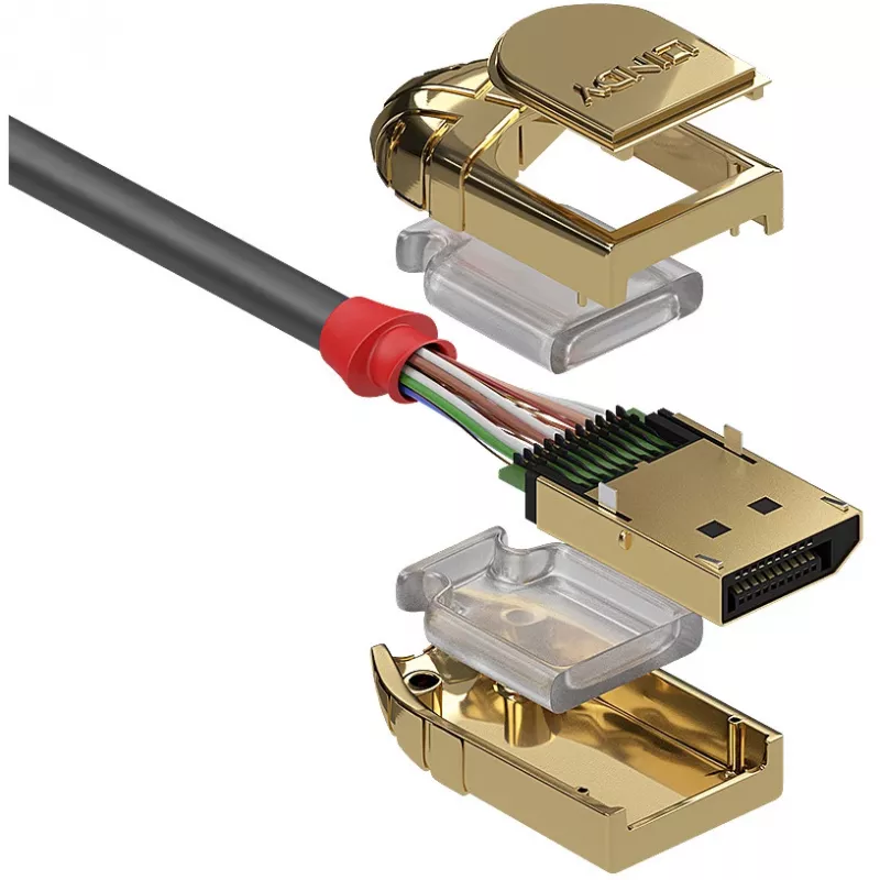 Lindy 10m DisplayPort 1.2 kaapeli, Gold Line