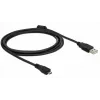 USB-kaapeli DeLOCK 82335 USB 2.0 2 m USB A Micro-USB B musta