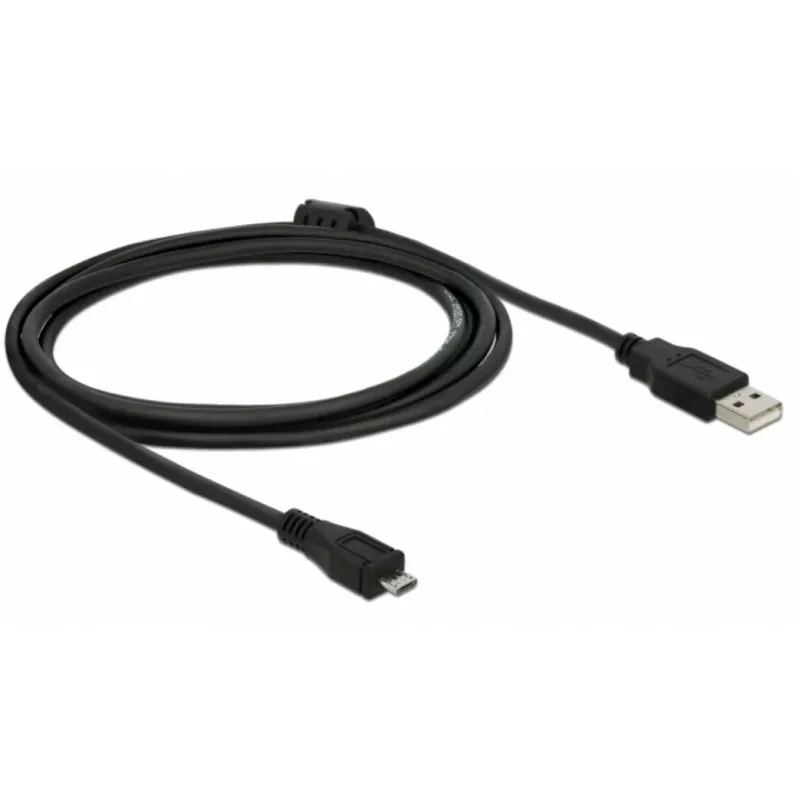 USB-kaapeli DeLOCK 82335 USB 2.0 2 m USB A Micro-USB B musta