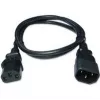 Zebra CS-CAB-IEC virtajohto musta 1 m C13-liitin C14-liitin