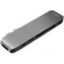 LOGILINK UA0302 LOGILINK- monitoimi USB-C-keskitin 7-in-1 PD:llä, alumiini, 100W