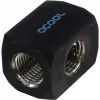 Alphacool HF liitäntäterminaali TEE T-haara pyöreä G1/4 - Deep Black (17030)