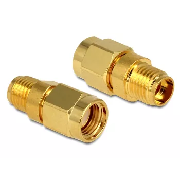 DeLOCK - HF-adapteri - RP-SMA (M) - SMA (W) (88728)