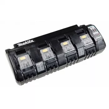 Makita DC18SF - akkulaturi - 4 paikan lataus - 3 A - 4 lähtöä (akkukosketin)