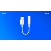 USB Type 3.1 C (M) – 3,5 mm Jack (F) audioadapteri valkoinen SAVIO AK-52