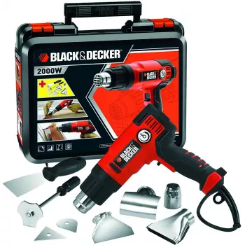 Kuumailmapuhallin Black & Decker KX2200K-QS — 2000 W, 720 L/min, jopa 645 °C, pistoolikahva, 900 g