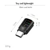 LogiLink USB-C DAC -äänisovitin. USB-C/M - 3.5 Mm/F. musta