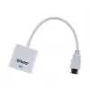 Savio CL-27B videokaapeliadapteri 0,1 m HDMI tyyppi A (standardi) VGA (D-Sub) valkoinen