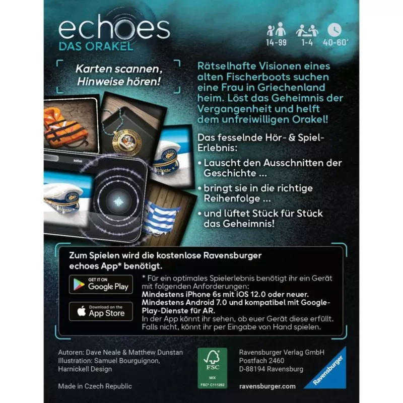 echoes Das Orakel, perhepeli