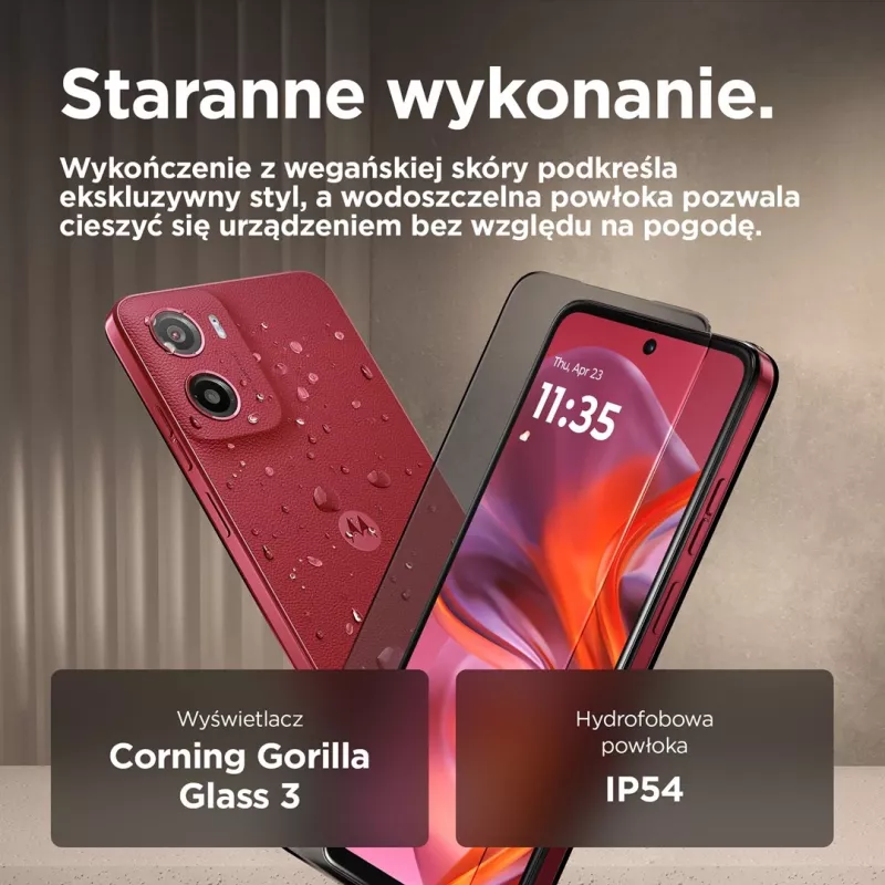 Motorola moto g05 16,9 cm (6,67 tuuman) Dual SIM Android 15 4G USB Type-C 4 GB 256 GB 5200 mAh punainen