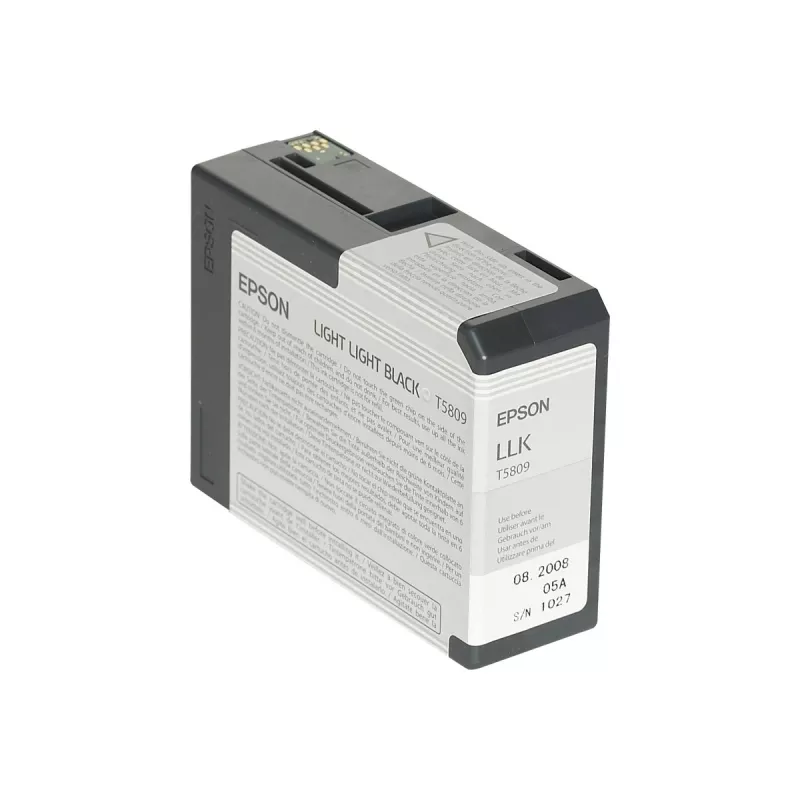 Epson Singlepack Light Light Black T580900, vaaleanvaaleanmusta, pigmenttimuste, 80 ml, 1 kpl