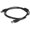 Lanberg CA-USBA-11CC-0010-BK USB-kaapeli 1 m 2.0 USB B musta