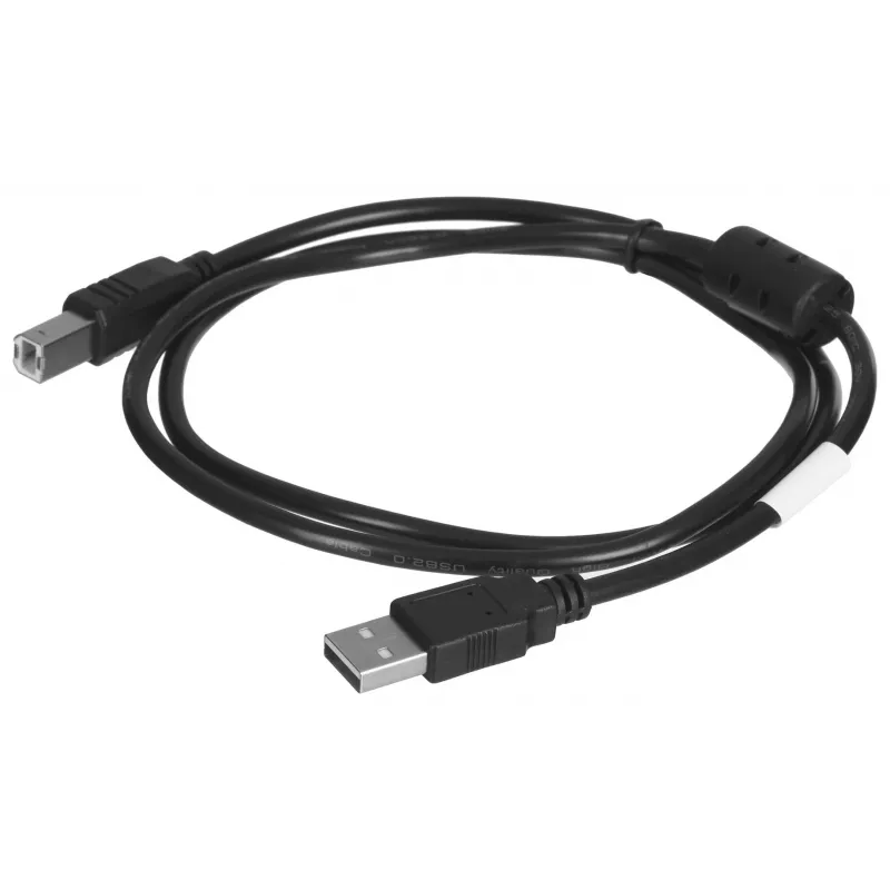 Lanberg CA-USBA-11CC-0010-BK USB-kaapeli 1 m 2.0 USB B musta