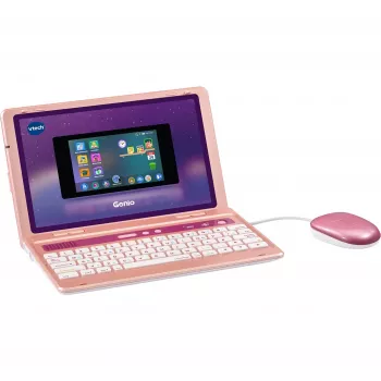 VTech Genio oppimisläppäri pinkki — lasten oppimisläppäri, interaktiivinen oppimis- ja pelilaite