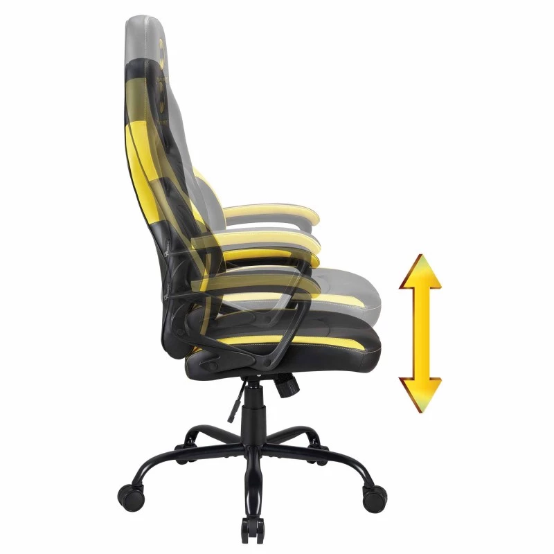 PC-pelituoli Subsonic SA5642-B1 pehmustettu istuin musta keltainen 120 kg