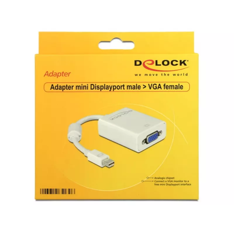 Sovitin mini DisplayPort - VGA DeLOCK 65130