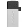 Transcend JetFlash Mobile 380 - USB-muistitikku - 16 GB - USB 2.0 - hopea (TS16GJF380S)