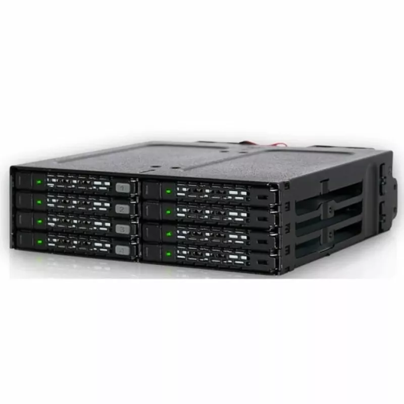 ICY DOCK - ToughArmor - MB998IP-B - 8 paikan 2,5 SAS/SATA SSD&HDD (7 mm) taustalevymoduuli