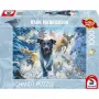 Mark Fredrickson: Hundeliebe – musta labradorinkoira lumessa, palapeli 1000 palaa