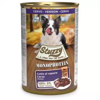 STUZZY Monoprotein hirvieläin - märkäruoka koirille - 400 g