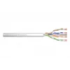 Verkkokaapeli Digitus CAT 6 U/UTP twisted-pair-patchkaapeli, päättämätön 100 m, harmaa