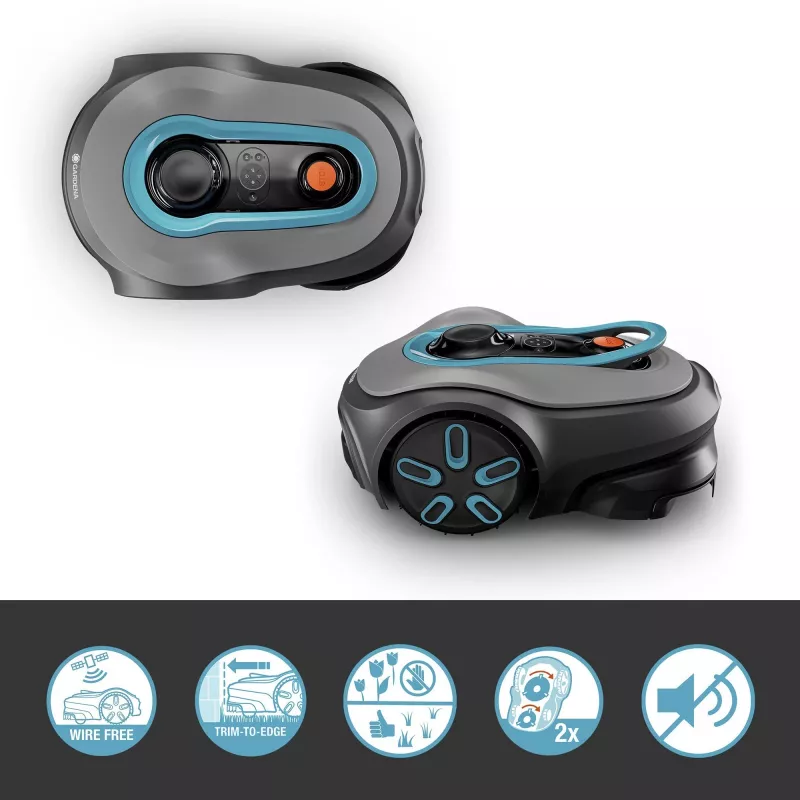 Gardena smart SILENO free -robottiruohonleikkuri enimmäisala 1200 m² leikkuuleveys 16 cm