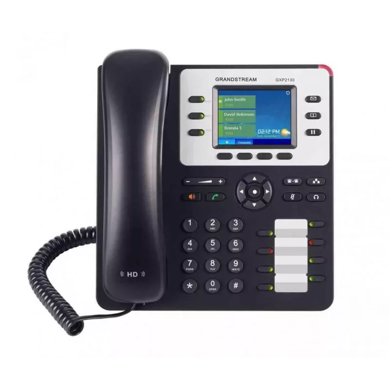 Grandstream Networks GXP-2130 IP-puhelin musta 3 linjaa TFT