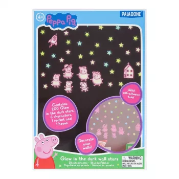 Seinä tarra Hasbro Peppa Pig PP13870PP Glow in the Dark Stars