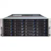 Palvelinkotelo Inter-Tech 4U-4424 rack musta, hopea