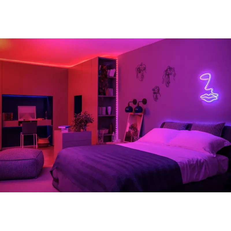 Twinkly Dots 60 RGB USB älyvalot, 3 m, musta