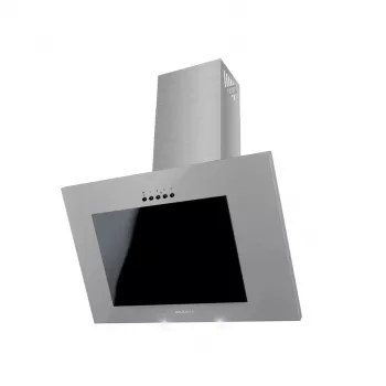 MAAN Vertical PG 50 -vapaasti sijoitettava liesituuletin, satiinipinta, 50 cm, teräskotelo, mekaaninen etuohjaus