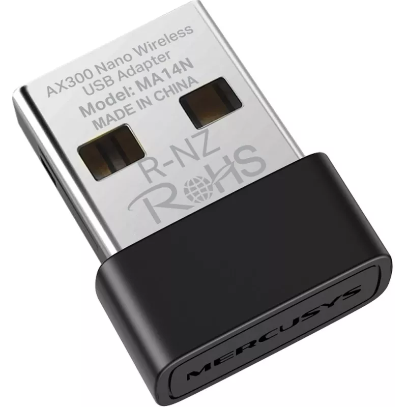 Mercusys MA14N AX3000 Nano Wi-Fi USB -sovitin, jopa 287 Mbps