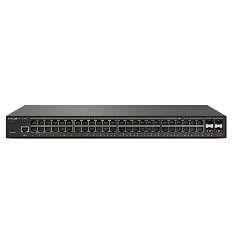 Lancom GS-3628XUP, L3, 2.5G Ethernet (100/1000/2500), Power over Ethernet (PoE), räkkiasennus, 1U