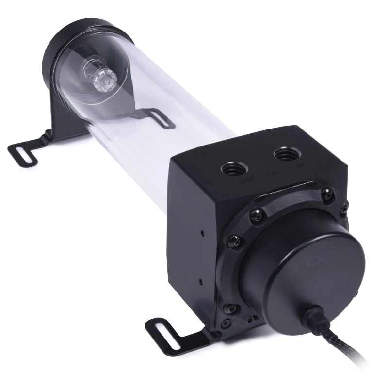Pumppu & säiliö Alphacool 15381 akryyli alumiini muovi musta läpinäkyvä