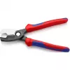 Knipex 95 12 200 kaapelisakset kaksoisterällä, 200 mm