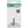 InLine USB4-sovitin, USB-C-uros/naaras pystysuoraan oikealle/vasemmalle kulmaan, alumiini, harmaa