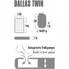 Retkeily-ilmapatja Dallas Twin 41033 (citronella)