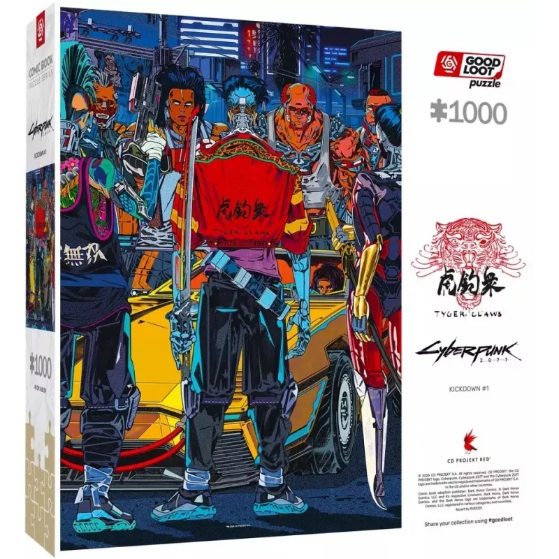 Good Loot sarjakuvapalapeli: Cyberpunk 2077 Kickdown, 1000 palaa