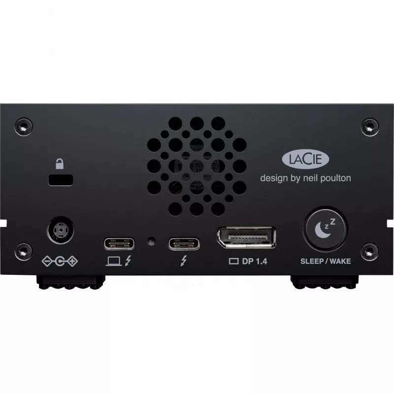 LACIE 1big Dock 8 TB Thunderbolt 3 + USB 3.1 8,9 cm 3,5 tuuman MAC PC harmaa
