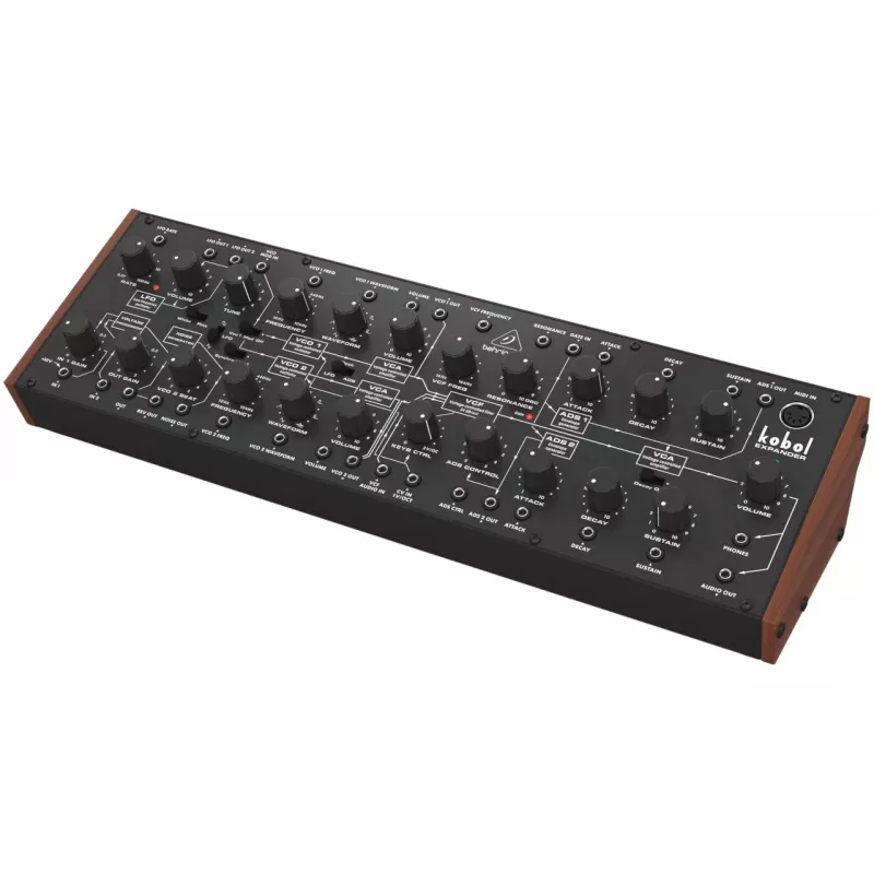Analogi-syntetisaattori Behringer KOBOL Expander -moduuli – rack-asennettava laajennusmoduuli