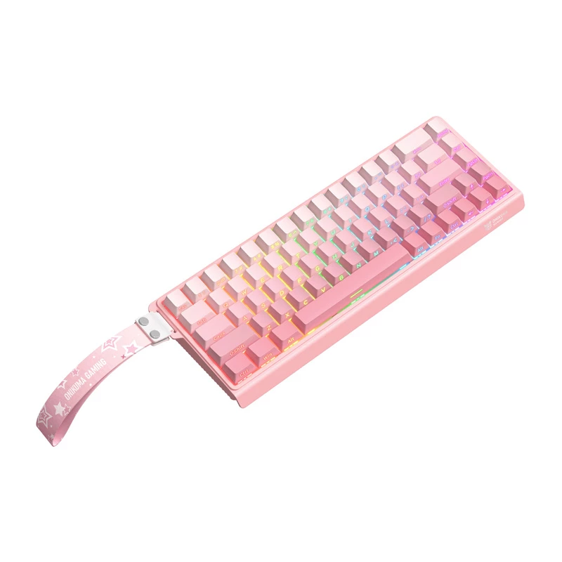 ONIKUMA G69 näppäimistö, vaaleanpunainen, QWERTY