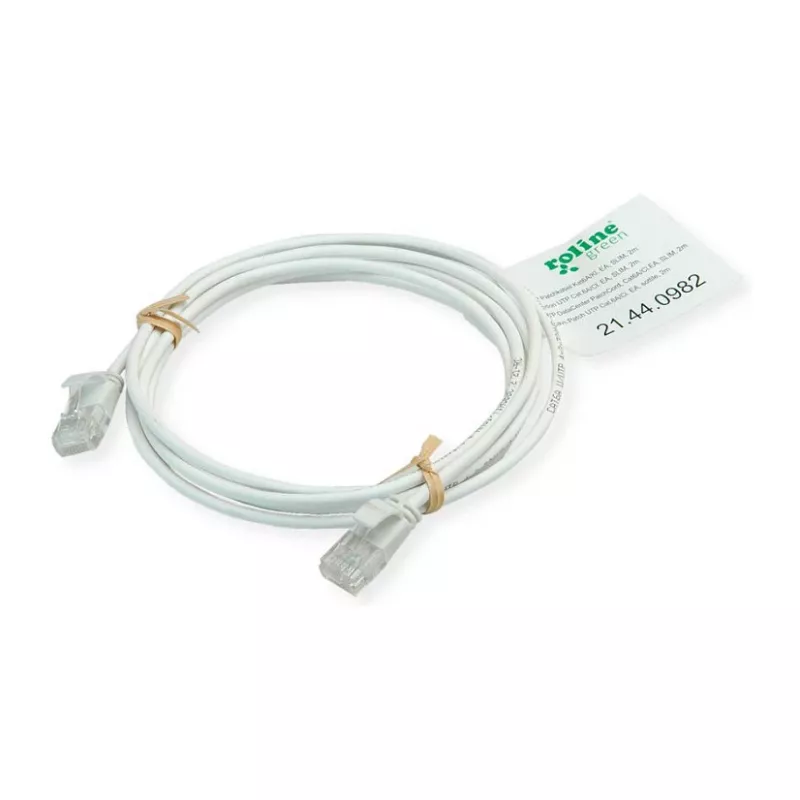 ROLINE GREEN UTP-patchkaapeli Cat.6A (luokka EA), LSOH, ohut, sininen, 0,15 m