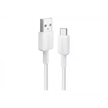USB-A–USB-C-kaapeli Anker A81H5G21 — 0,9 m, valkoinen