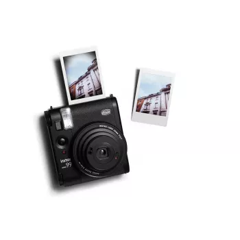 Pikakamera Fujifilm Instax Mini 99 musta — kuva 62×46 mm, filmi 86×54 mm, polttoväli 60 mm