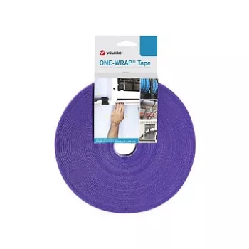 Tarranauha kaapelinauha Velcro 25 m x 20 mm metritavara – violetti