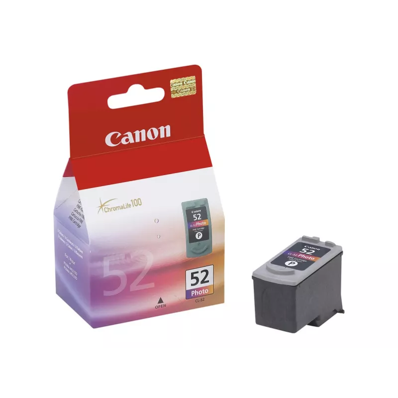 Canon CL-52 valokuvamustekasetti, vaalea syaani/vaalea magenta/musta (0619B001)
