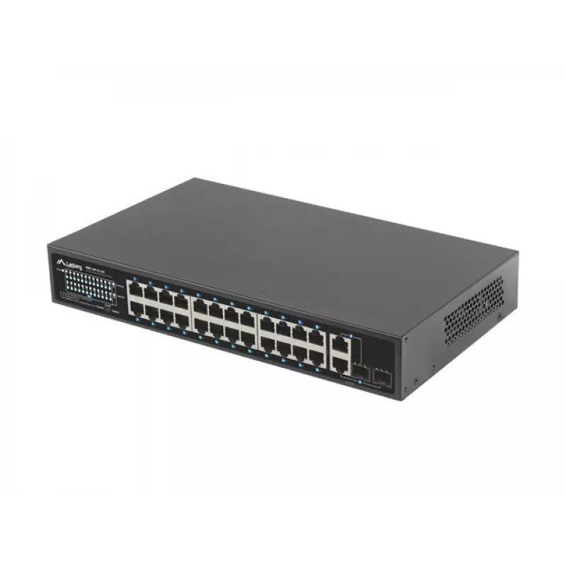 Lanberg RSFE-24P-2C-250 verkkokytkin hallitsematon Gigabit Ethernet (10/100/1000)