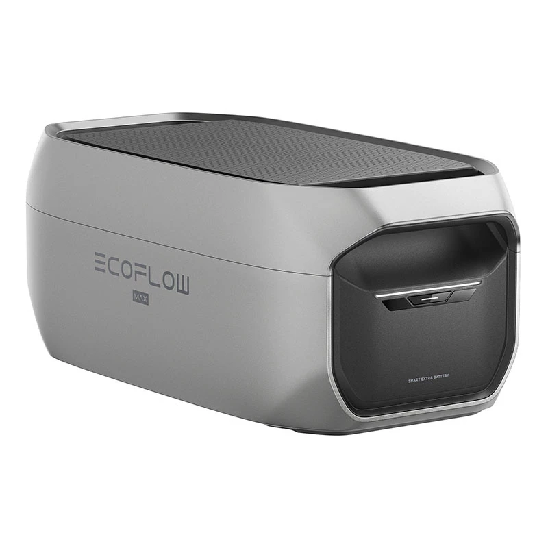 Akku EcoFlow DELTA 3 Max Plus -voimalaitokselle — LiFePO4 2 048 Wh, musta