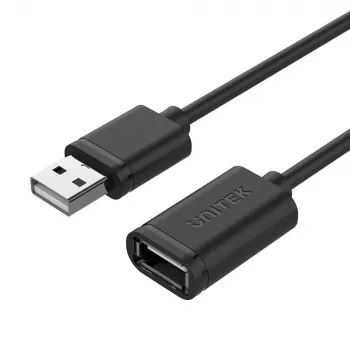 UNITEK Y-C417GBK USB-kaapeli USB 2.0 3 m USB A musta
